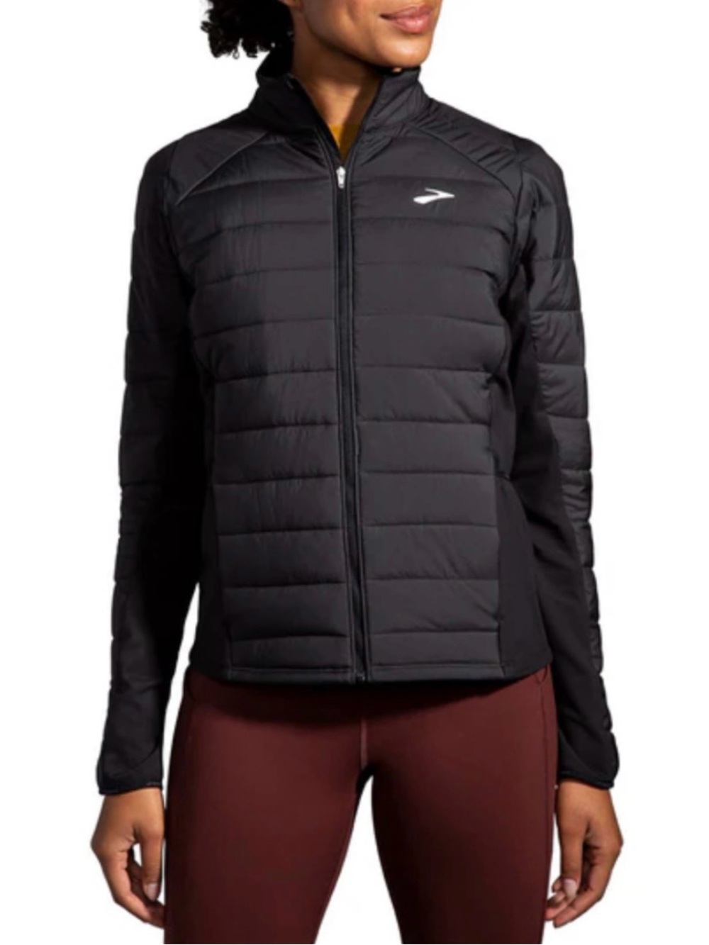 Brooks Women’s Shield Hybrid Jacket 2.0 in Black (M) - LIKE NEW! Worn 2X Only